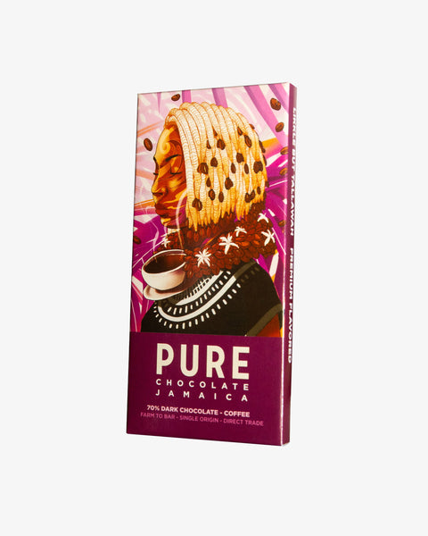 70% PURE Dark Chocolate with Coffee