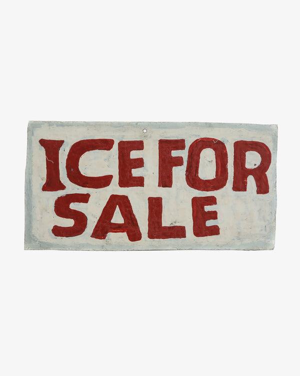 Ice For Sale Sign (SOLD)