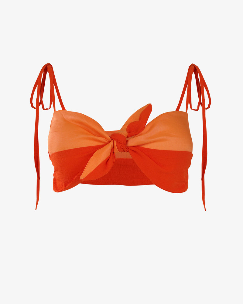 Isabella Vermillion Top