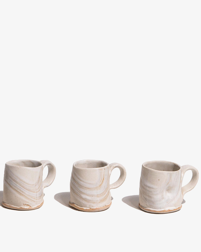 Sculpted Ceramic Espresso Mug (Set of 2)